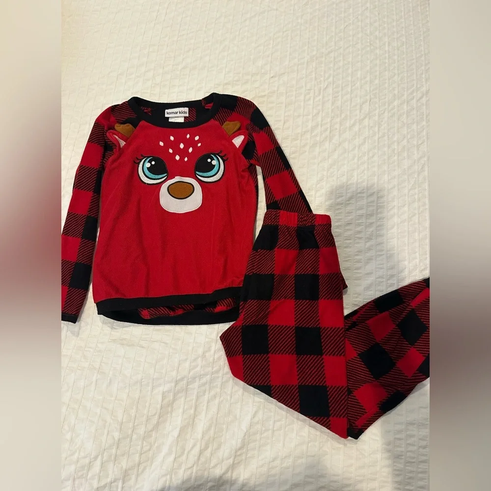 Reindeer Christmas pajama size 7/8